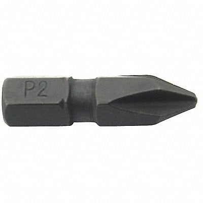 Insert Bit SAE 1/4 #2 1 S2 Steel PK5 MPN:38RW14