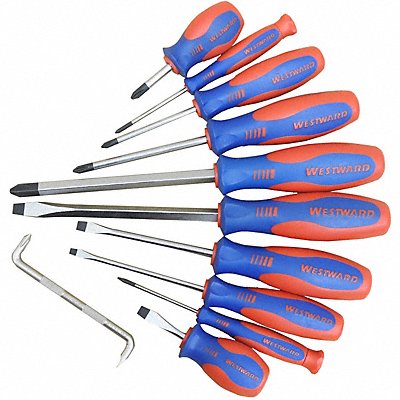 Screwdriver Set Cushion Grip Metric/SAE MPN:785EH6