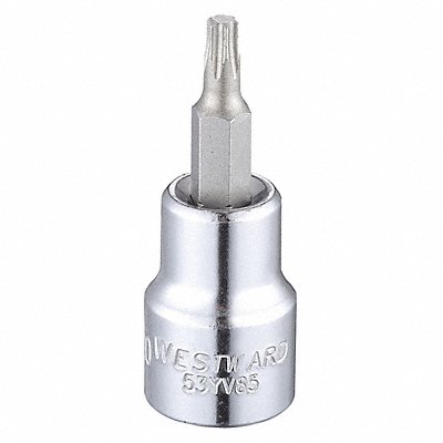 Socket Bit Steel 3/8 in TpSz T20 MPN:53YV85