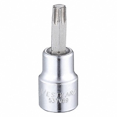 Socket Bit Steel 3/8 in TpSz T40 MPN:53YV89