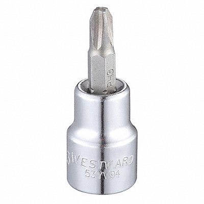 Socket Bit Steel 3/8 in TpSz #3 MPN:53YV94