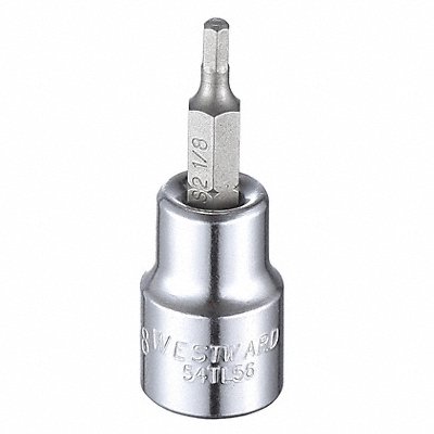 Socket Bit Steel 3/8 in TpSz 1/8 in MPN:54TL56