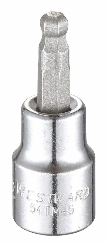 Socket Bit Steel 3/8 in TpSz 7/32 in MPN:54TM45