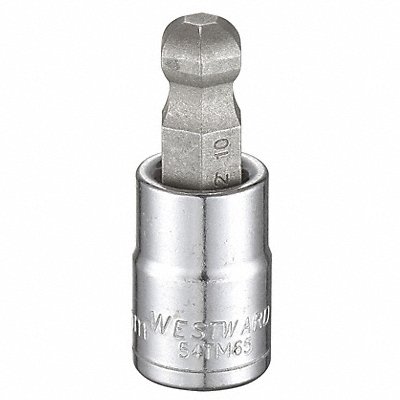 Socket Bit Steel 3/8 in TpSz 10 mm MPN:54TM65