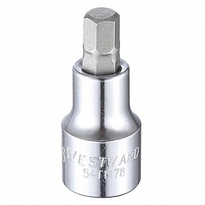 Socket Bit Steel 1/2 in TpSz 3/8 in MPN:54TM78