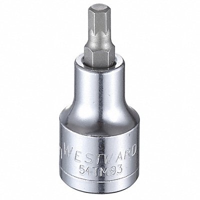 Socket Bit Steel 1/2 in TpSz 6 mm MPN:54TM93