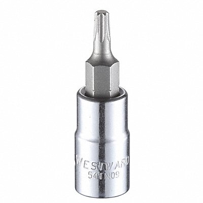 Socket Bit Steel 1/4 in TpSz T15 MPN:54TN09