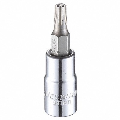 Socket Bit Steel 1/4 in TpSz T25 MPN:54TN11