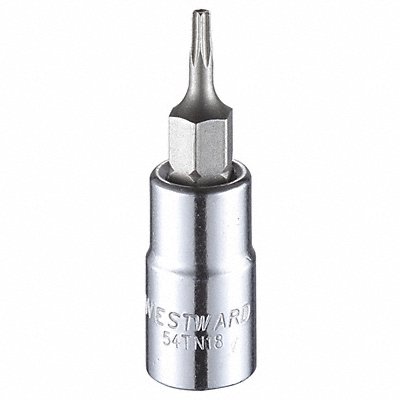 Socket Bit Steel 1/4 in TpSz T8 MPN:54TN18