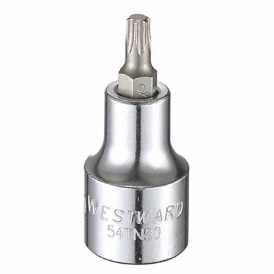 Socket Bit Steel 1/2 in TpSz T30 MPN:54TN50