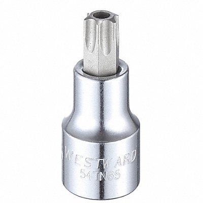 Socket Bit Steel 1/2 in TpSz T55 MPN:54TN65