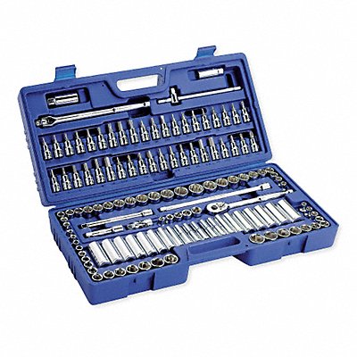 Socket Wrench Set 3/8 in Dr 125 pc MPN:6XZ82