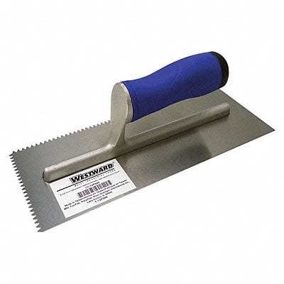 Notched Trowel 11 x 4-1/2 Steel MPN:13P549