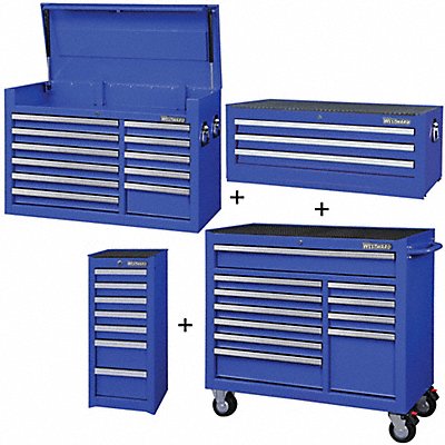 Rolling Cabinet Intermediate Side Blue MPN:361LP2