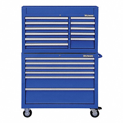 Blue Heavy Duty Tool Chest/Cabinet Combo MPN:7CY34