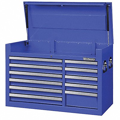 Powder Coated Blue Light Duty Top Chest MPN:32H841