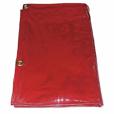 J4040 Welding Curtain 6 ft H 8 ft W Red MPN:22RN61