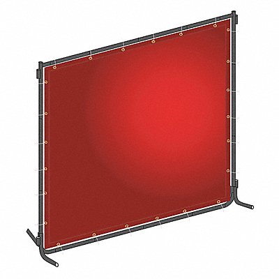 J4043 Welding Screen 6 ft H 8 ft W Red MPN:22RN73