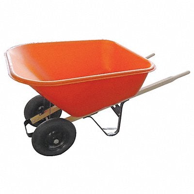 Wheelbarrow Poly 8 cu ft Pneumatic MPN:10G165