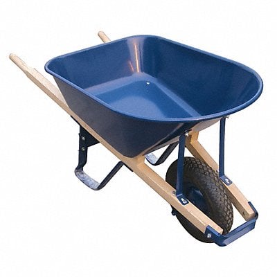 Wheelbarrow Steel 6 cu ft Pneumatic MPN:10G166