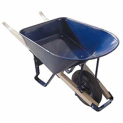 Wheelbarrow Steel 6 cu ft Pneumatic MPN:10G168