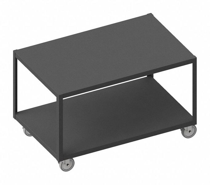 Mobile Table 1200 lb 30-3/16 H x 24 L MPN:HMT-2460-2-4SWB-95W