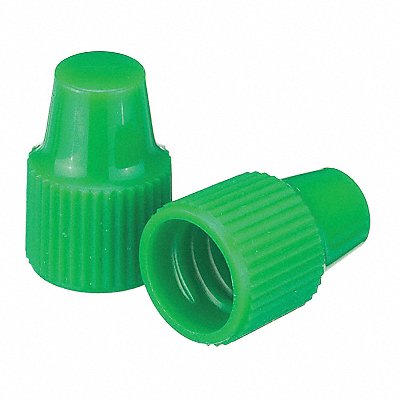 Dropper Tip Cap 8-425mm PP Green PK100 MPN:242506
