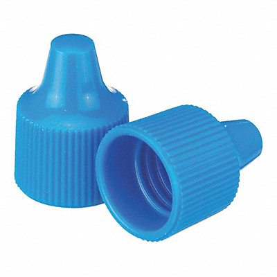 Dropper Tip Cap 15-415mm PP Blue PK100 MPN:242514