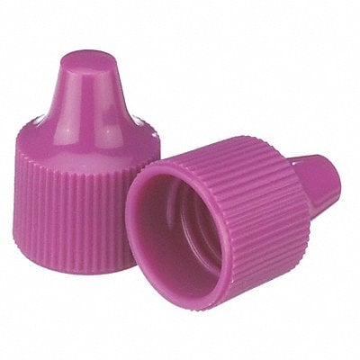 Dropper Tip Cap 15-415mm PP Purple PK100 MPN:242517