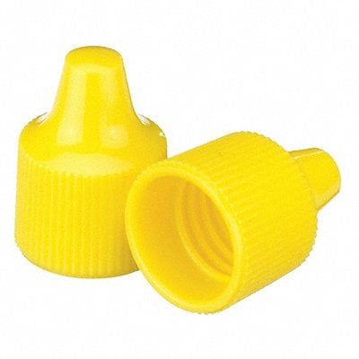 Dropper Tip Cap 15-415mm PP Yellow PK100 MPN:242518