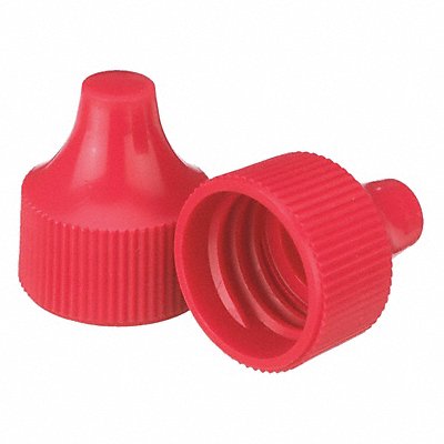 Dropper Tip Cap 20-410mm PP Red PK100 MPN:242522