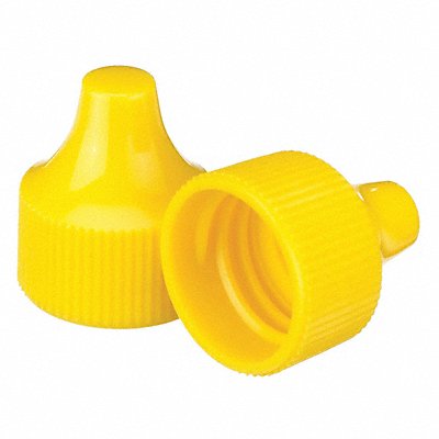 Dropper Tip Cap 20-410mm PP Yellow PK100 MPN:242528