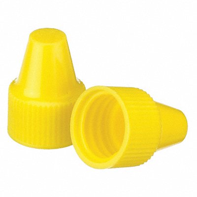 Dropper Tip Cap 13-425mm PP Yellow PK100 MPN:242538