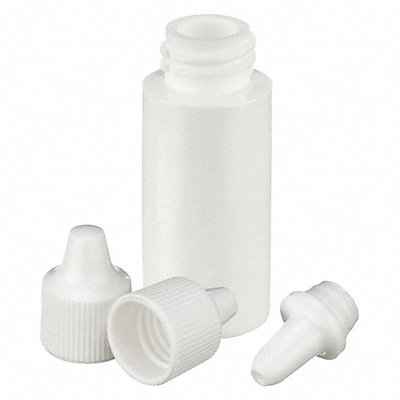 Dropper Bottle 6mL White Round PK144 MPN:211621