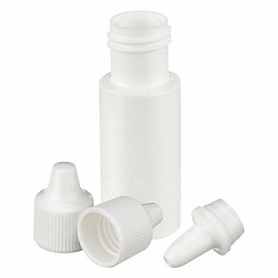 Dropper Bottle 7mL White Round PK144 MPN:211622