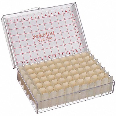 Vial Store Case Holds 54 Test Tubes PK6 MPN:W228790