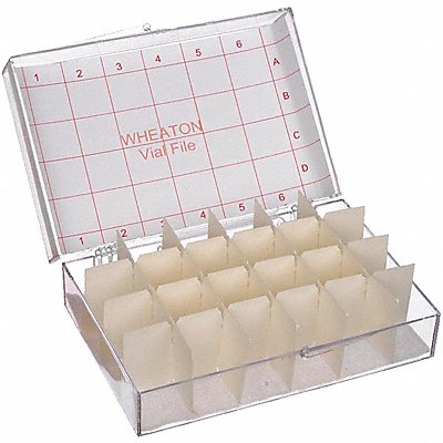 Vial Store Case Holds 24 Test Tubes PK6 MPN:W228792