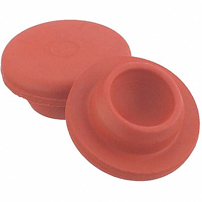 Straight Plug Stopper Rubber Red PK1000 MPN:224100-172