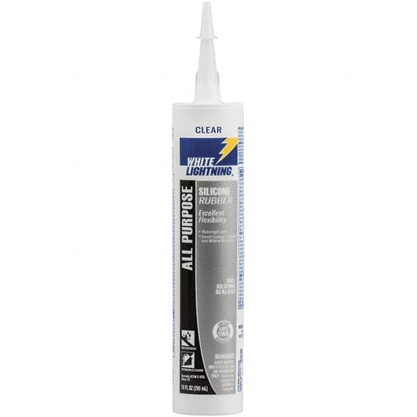 Joint Sealant: 10 oz Cartridge, Clear, RTV Silicone MPN:W11121010