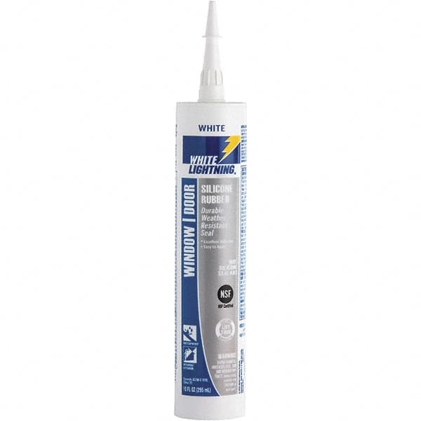 Joint Sealant: 10 oz Cartridge, White, RTV Silicone MPN:W31110010