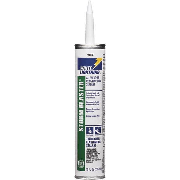 Caulk: 10 oz Tube, White, Tetrachloroethylene MPN:W41000010