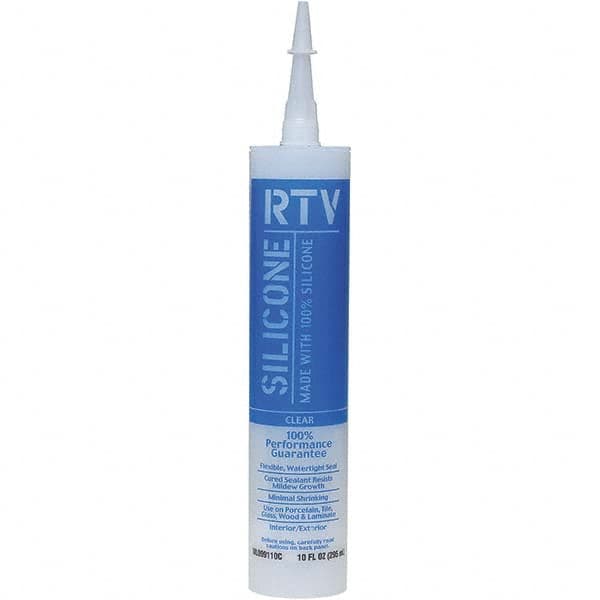 Sealant: 10 oz Tube, Clear, RTV Silicone MPN:WL099110C