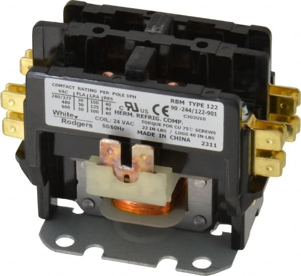 Definite Purpose Contactors, Number of Poles: 2 MPN:90 244S1