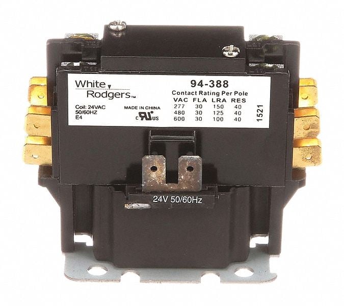 Pole Contactor 2-1/2 H 24 Coil Volts MPN:94-388