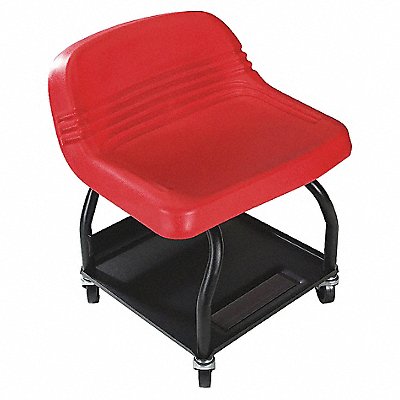 Mechanic Seat Steel 480 lb Load Cap. MPN:HRSRED