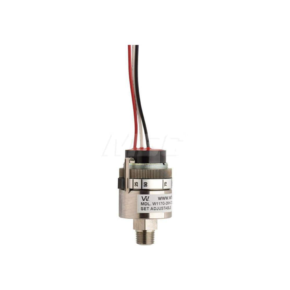 Compact, Cylindrical & All-Welded Pressure Switch: NPT Male Thread MPN:W1175GHC12TSD