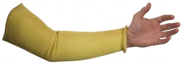 Cut & Puncture-Resistant Sleeves: Size Universal, Kevlar, Yellow, ANSI Cut A3 MPN:SK-16