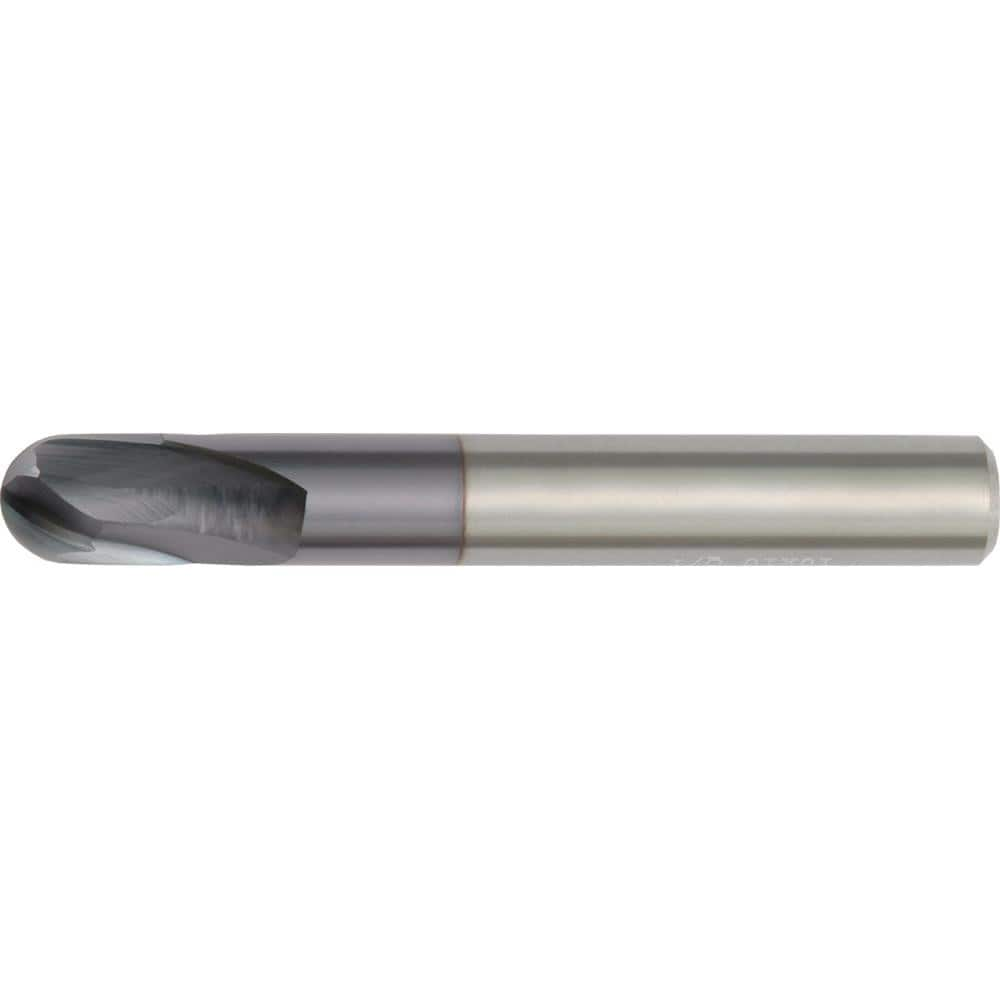 Ball End Mill: 2 Flute, Solid Carbide MPN:1860090