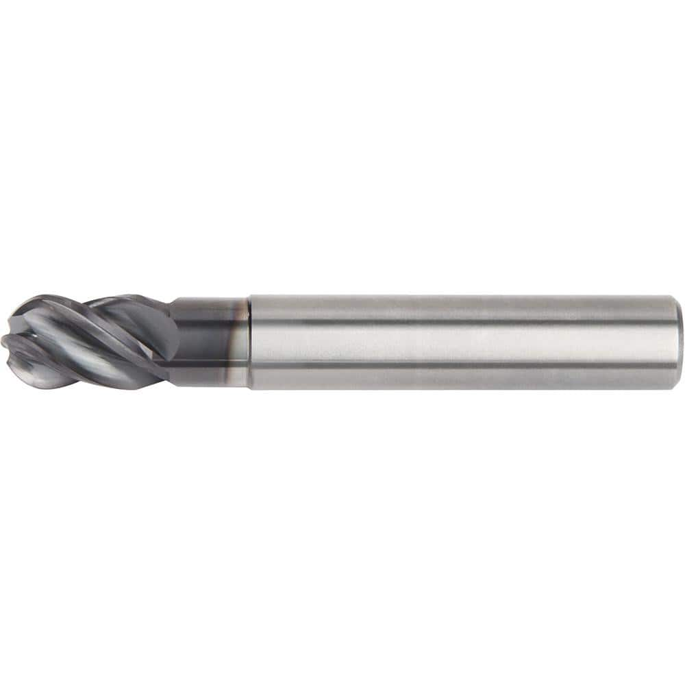 Ball End Mill: 4 Flute, Solid Carbide MPN:5576819