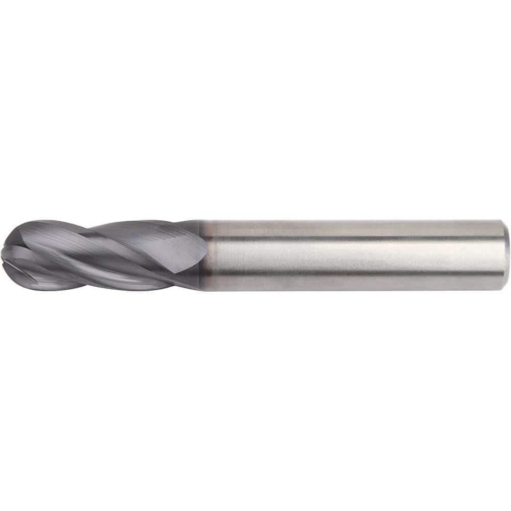 Ball End Mill: 4 Flute, Solid Carbide MPN:5825549